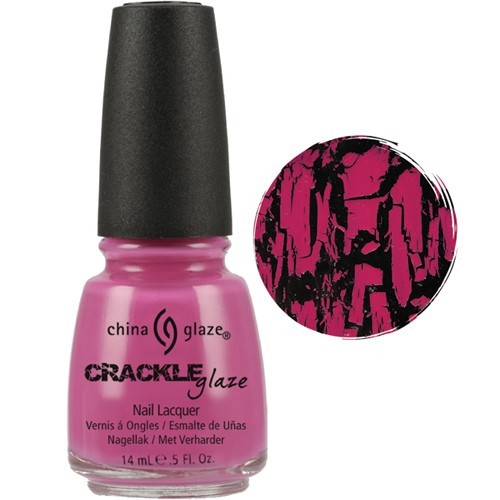 China Glaze Crackle Nail Lacquer Broken Hearted (Pink) 14ml
