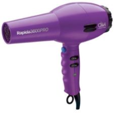 diva professional styling rapida 3600 purple hair dryer